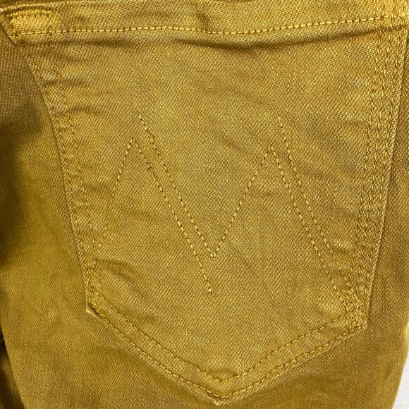 Mother The Mid Rise Dazzler Ankle Fray Jean in Play Date Brown Sz.29 - Picture 15 of 16